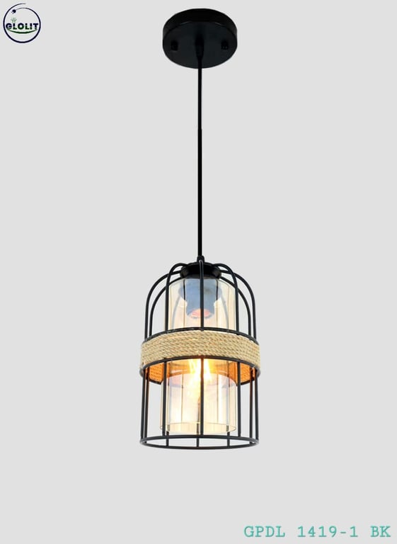 GPDL-1419-1 BK Pendant Light