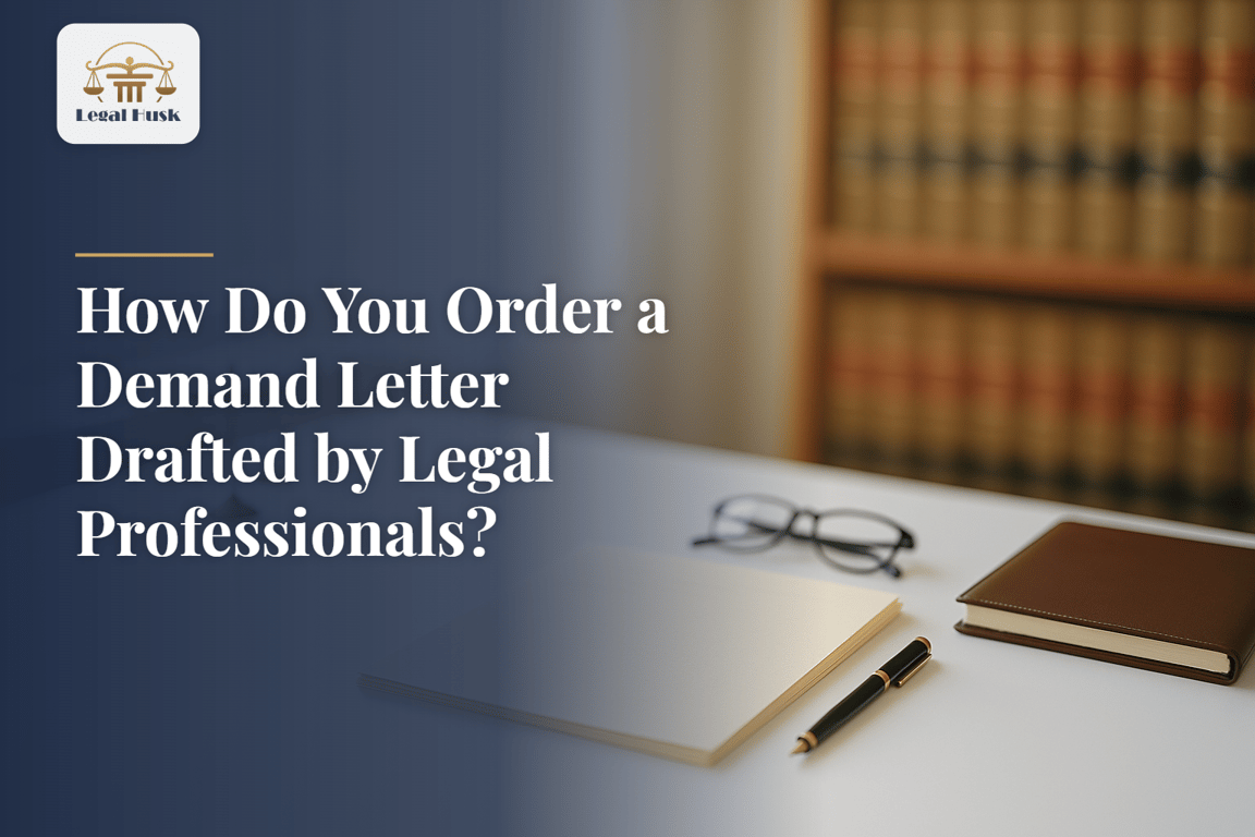 How Do You Order a Demand Letter Drafted by Legal Professionals?