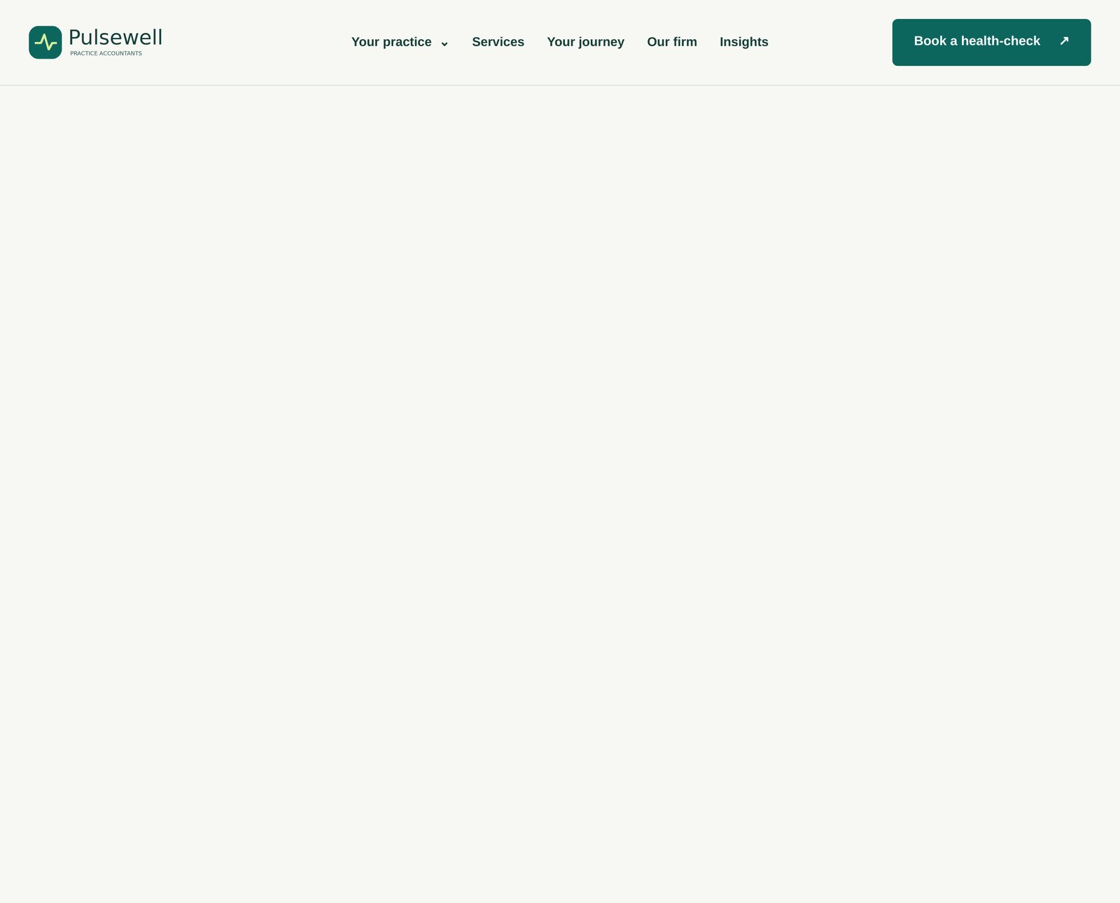 Pulsewell Sticky Navigation component