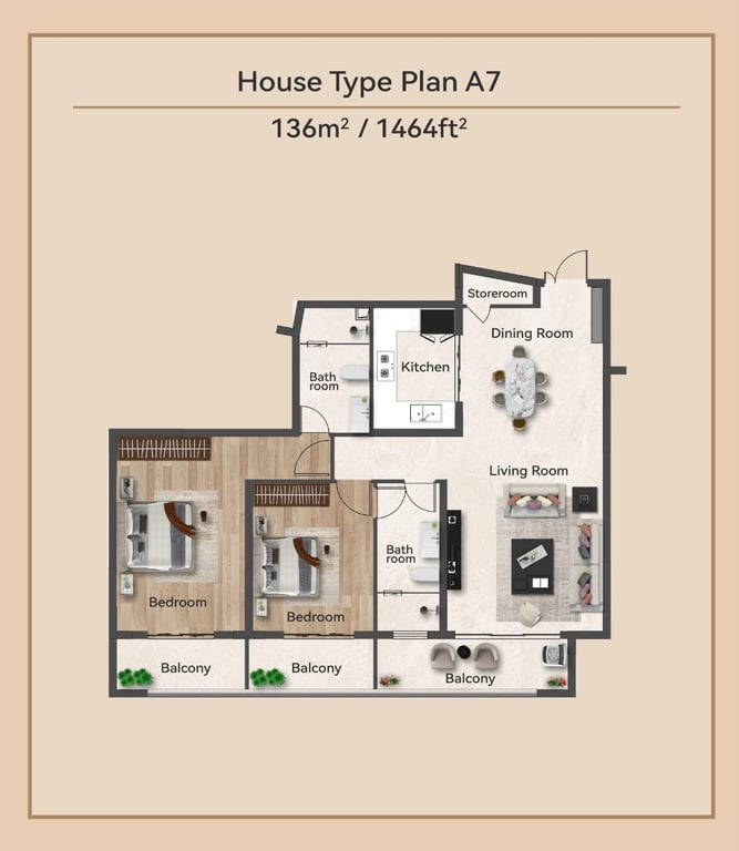 OFFPLAN ONE AND TWO BEDROOM APARTMENTS FOR SALE