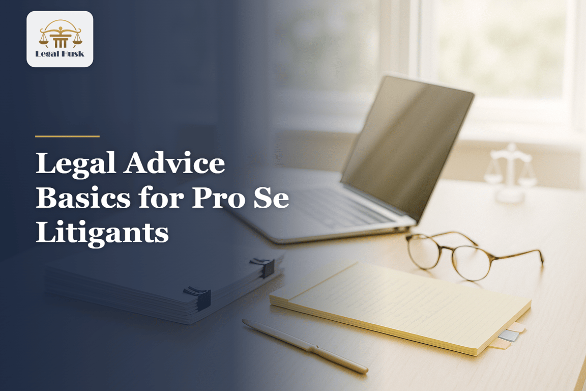 Legal Advice Basics for Pro Se Litigants