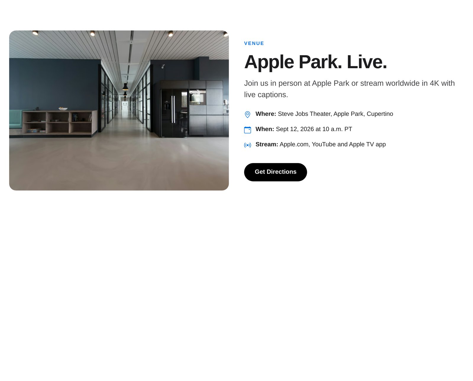 Venue Info component