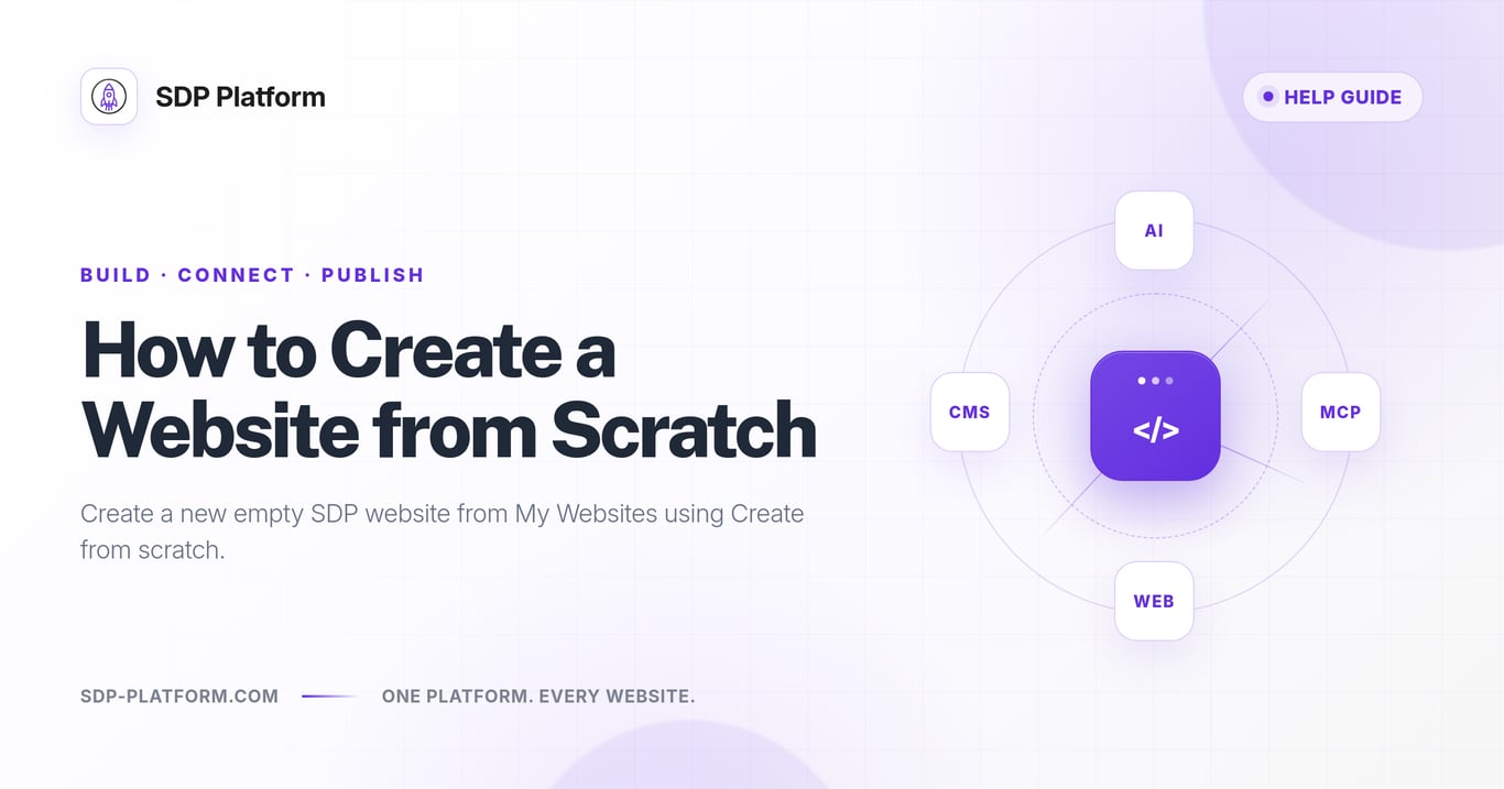 How to Create a Website from Scratch