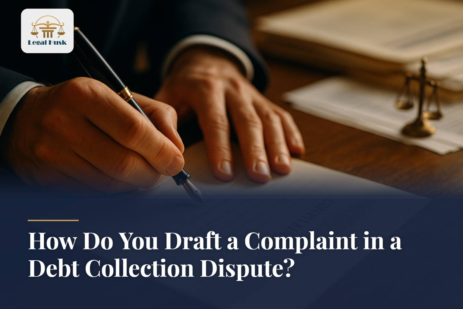 How Do You Draft a Complaint in a Debt Collection Dispute?