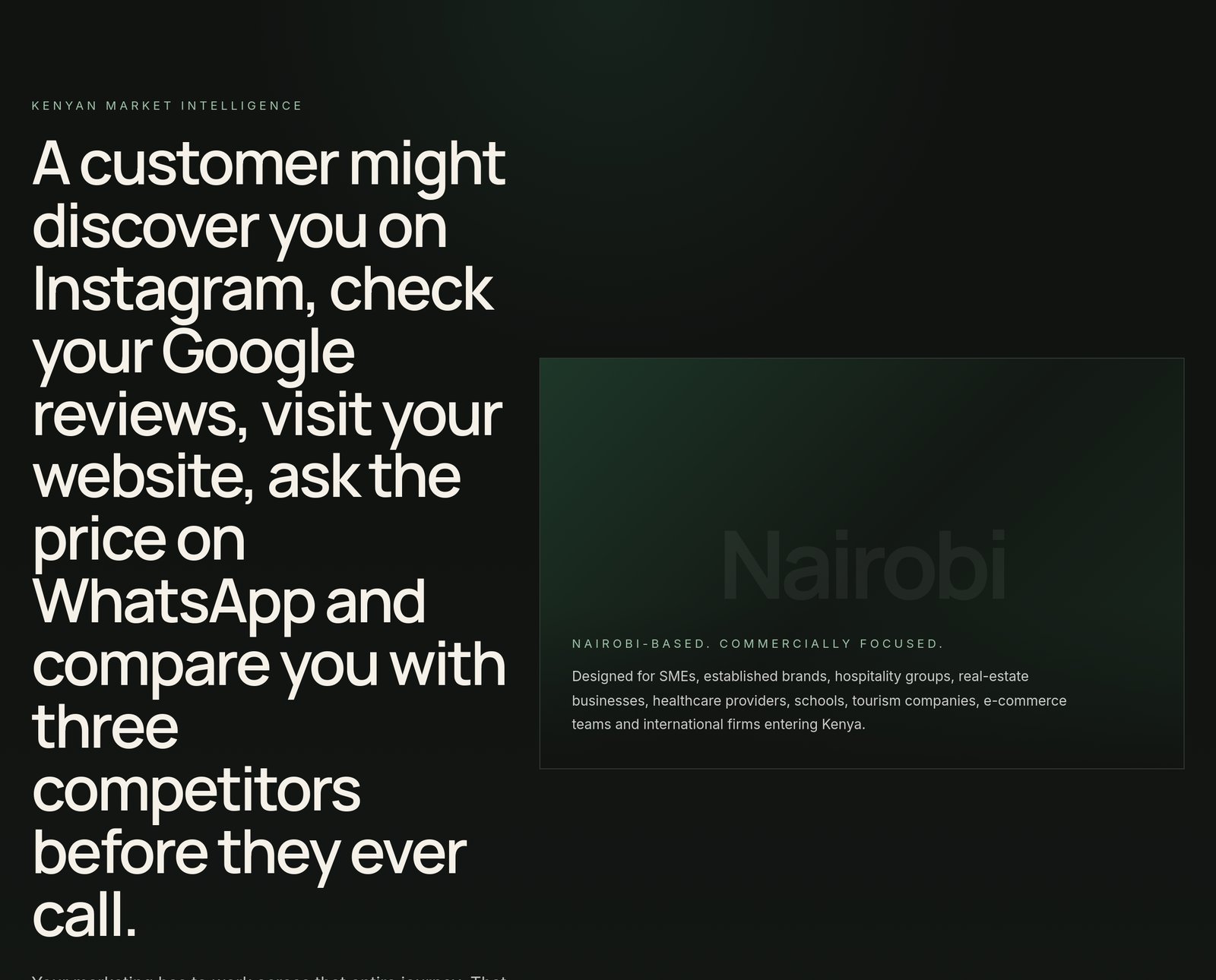 Nairobi Statement component