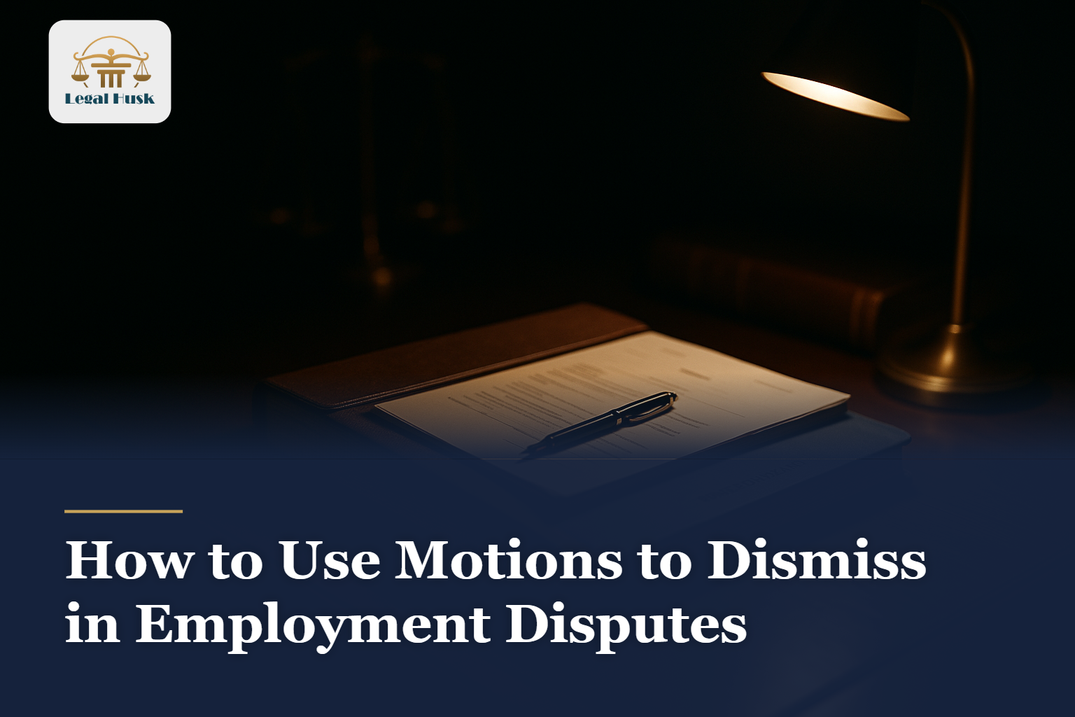 How to Use Motions to Dismiss in Employment Disputes