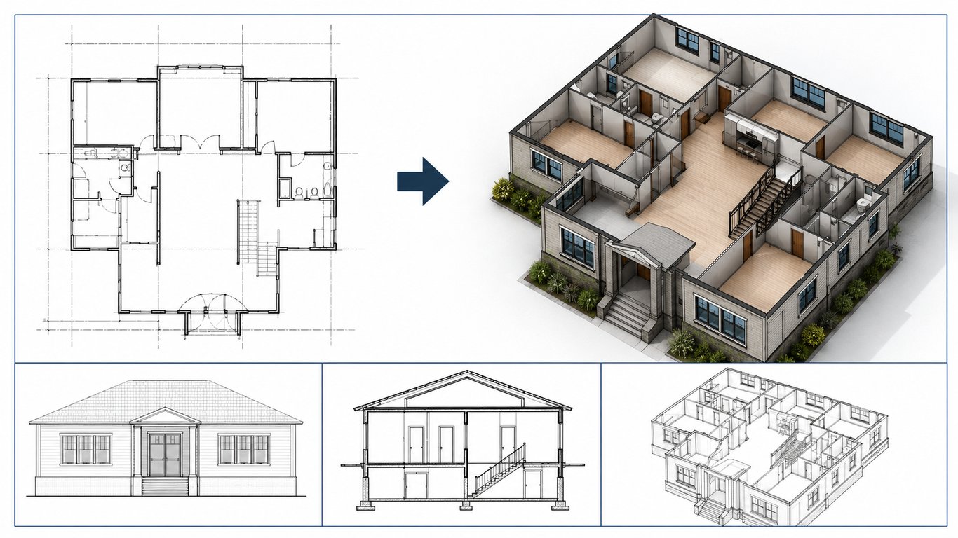 Revit Model Creation From CAD Drawings