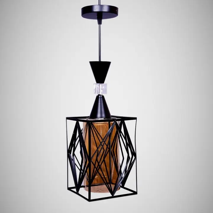 Geometric Cage Pendant Light