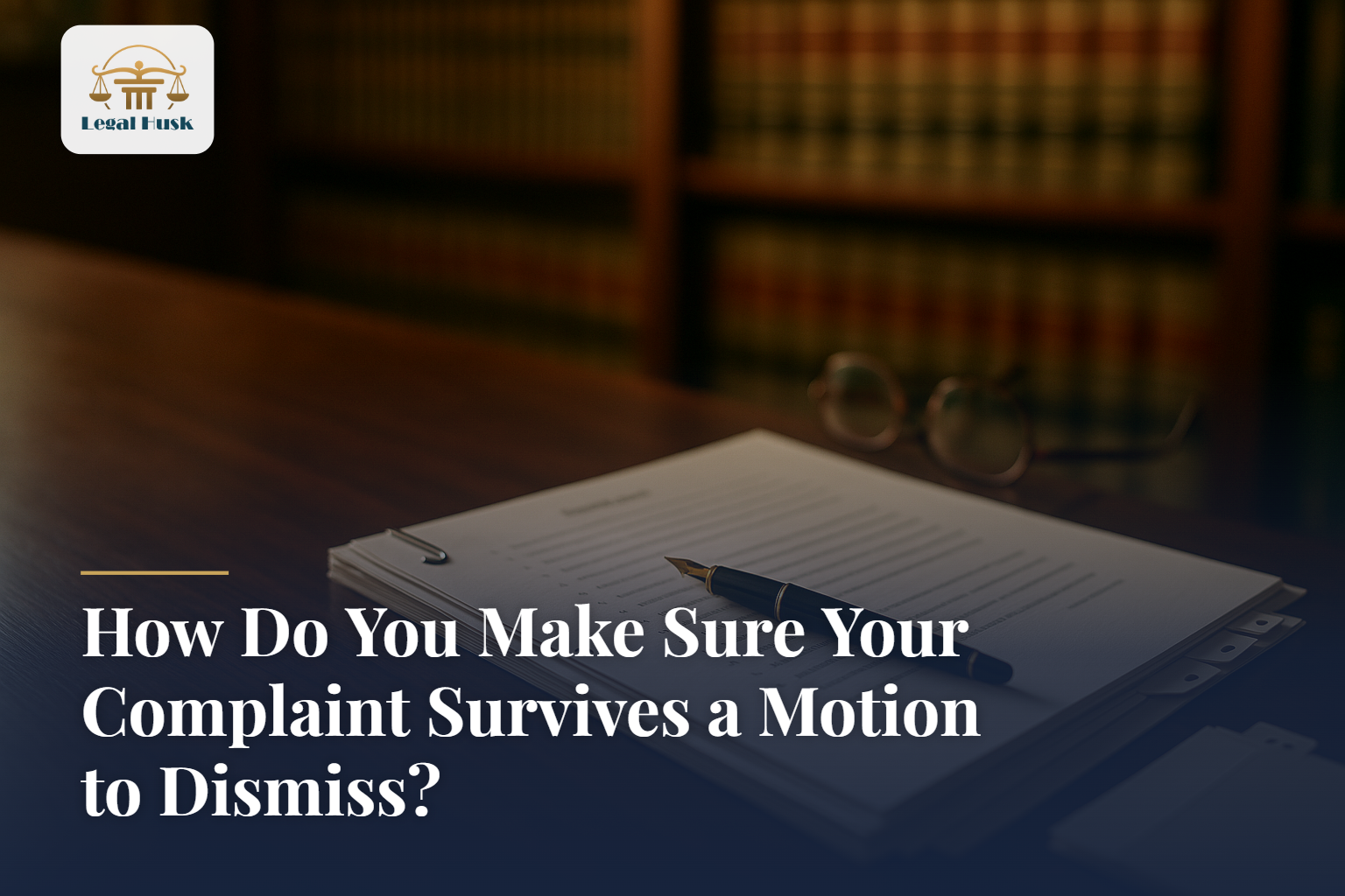 How Do You Make Sure Your Complaint Survives a Motion to Dismiss?