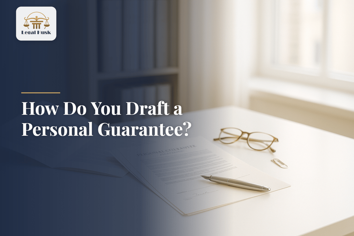 How Do You Draft a Personal Guarantee?