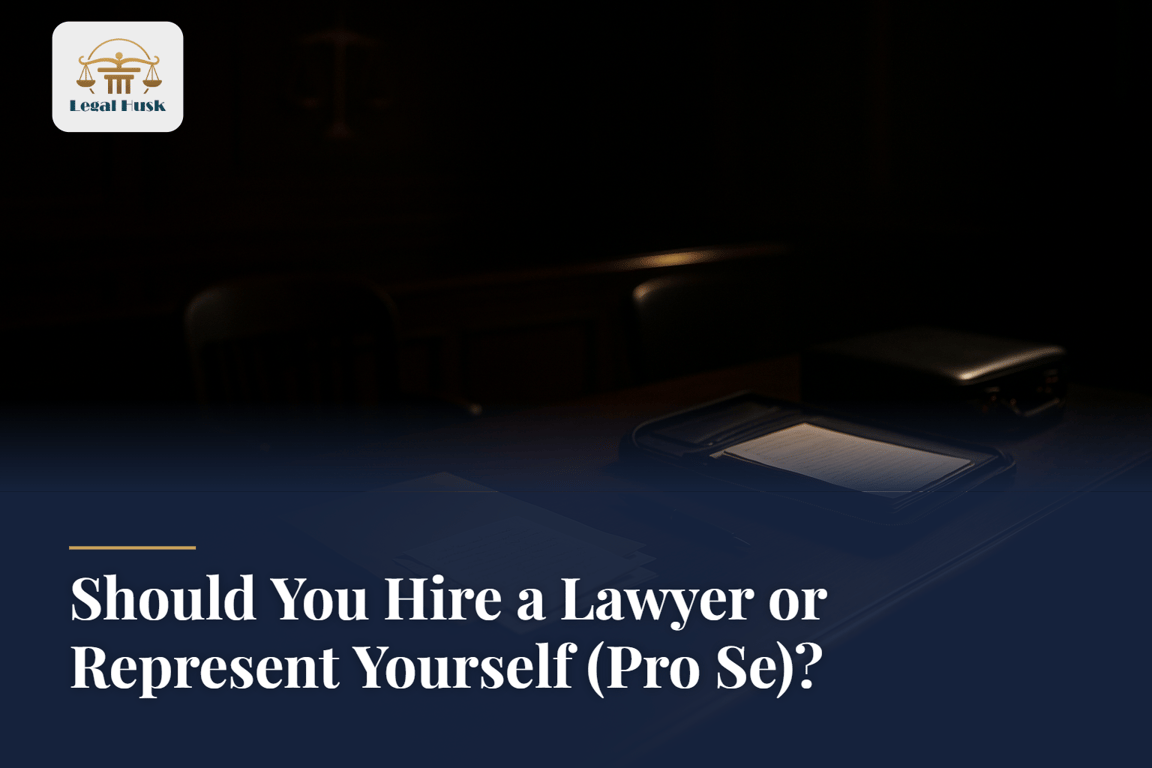 Should You Hire a Lawyer or Represent Yourself (Pro Se)?