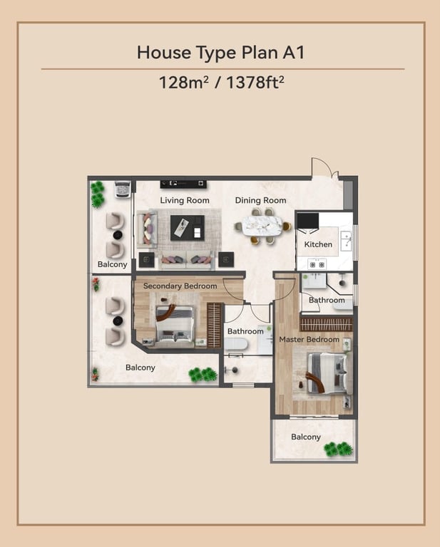 OFFPLAN ONE AND TWO BEDROOM APARTMENTS FOR SALE