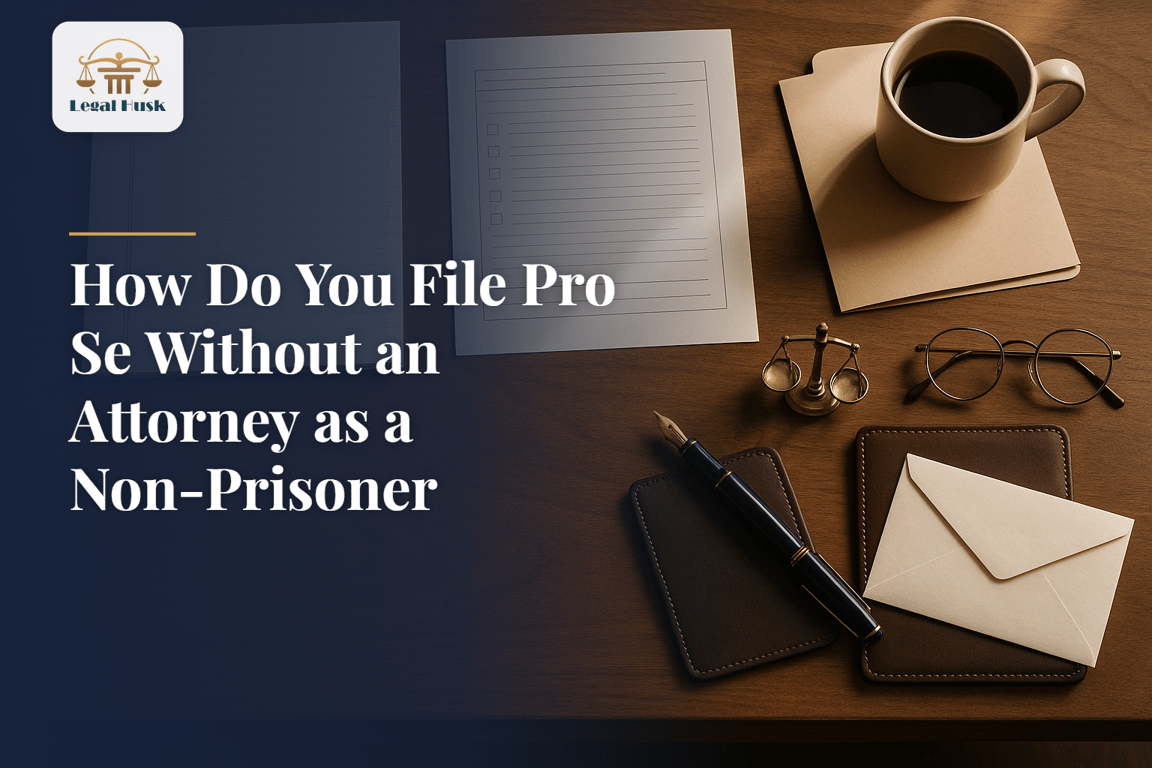 How Do You File Pro Se Without an Attorney as a Non-Prisoner Litigant?