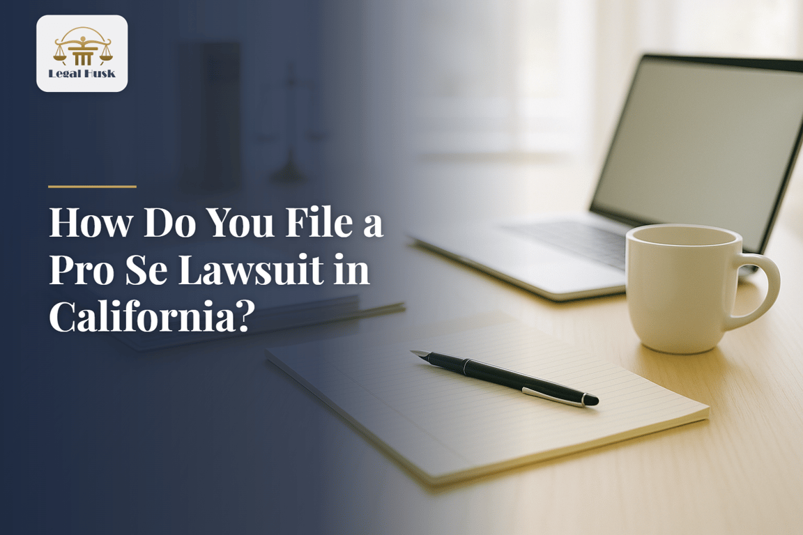 How Do You File a Pro Se Lawsuit in California?