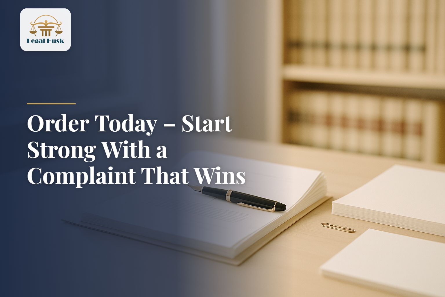 Order Today – Start Strong With a Complaint That Wins
