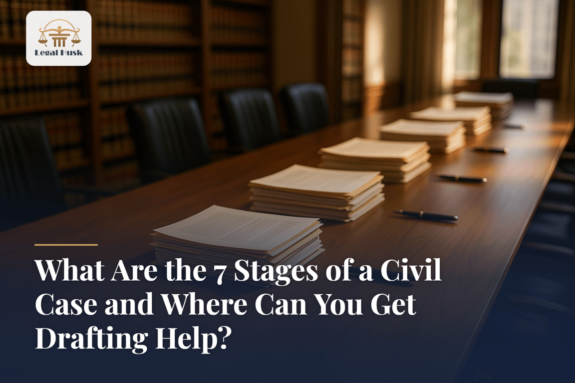 What Are the 7 Stages of a Civil Case and Where Can You Get Drafting Help?