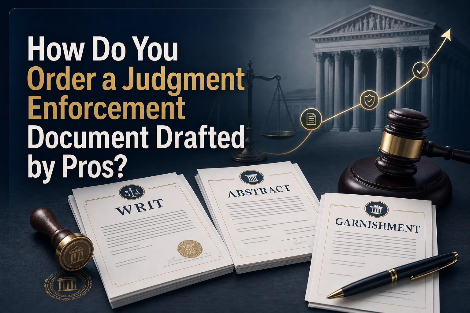 How Do You Order a Judgment Enforcement Document Drafted by Pros?