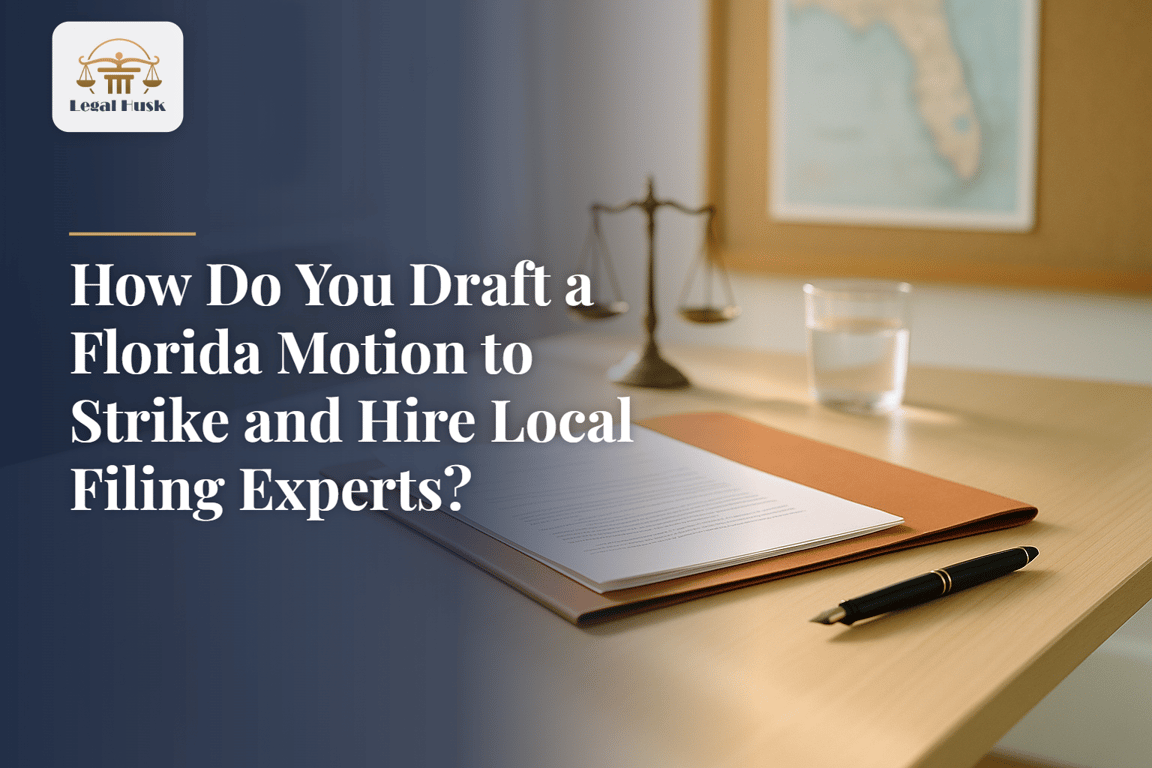 How Do You Draft a Florida Motion to Strike and Hire Local Filing Experts?