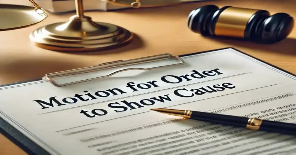 Motion to Strike Late Filings: Enforcing Court Deadlines