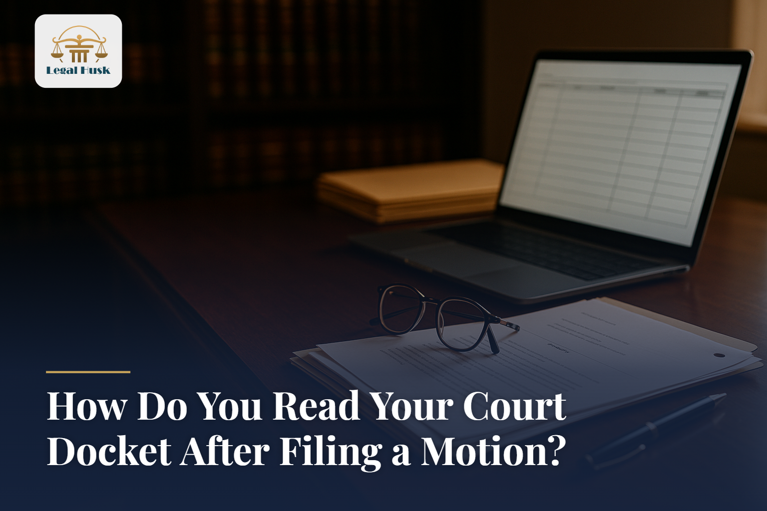 How Do You Read Your Court Docket After Filing a Motion?