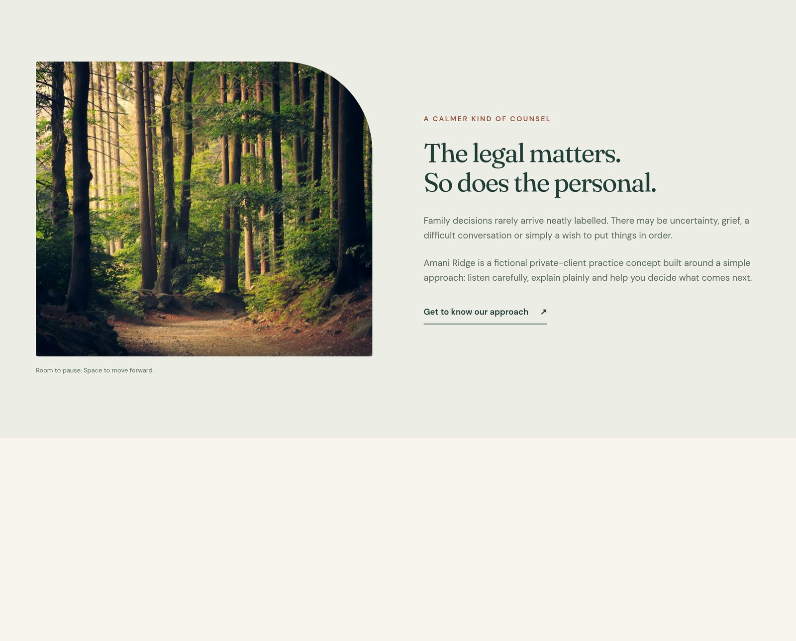 AR · Considered Counsel Story component