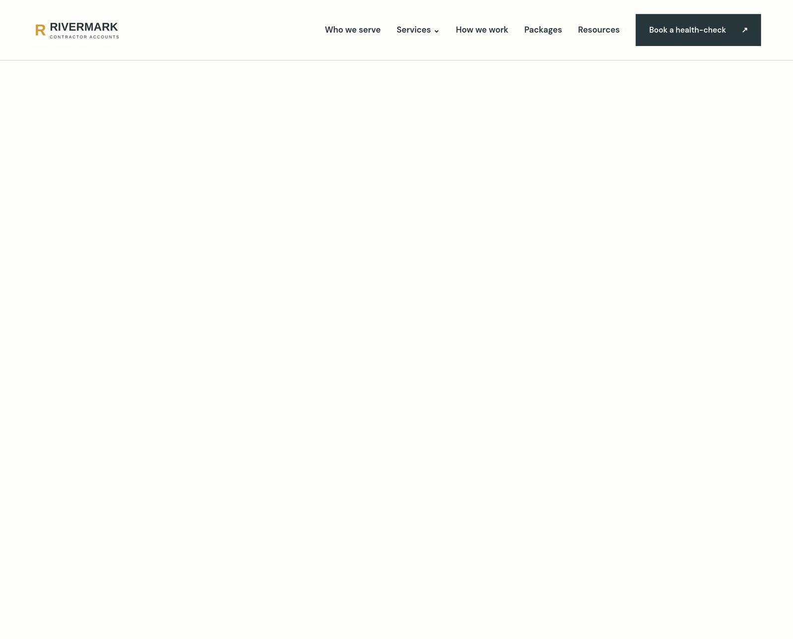 Rivermark | Sticky navigation component