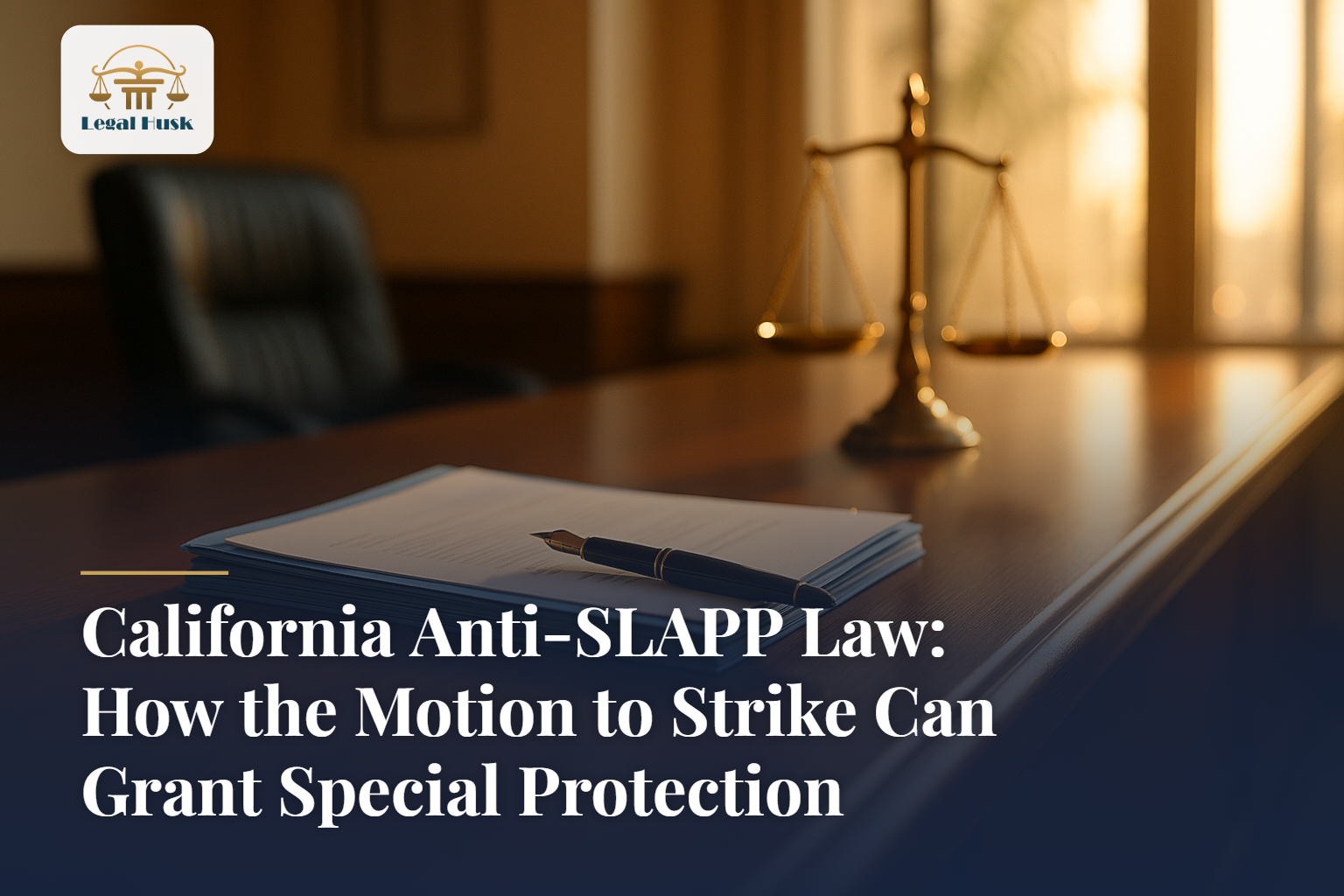 California Anti-SLAPP Law: How the Motion to Strike Can Grant Special Protection