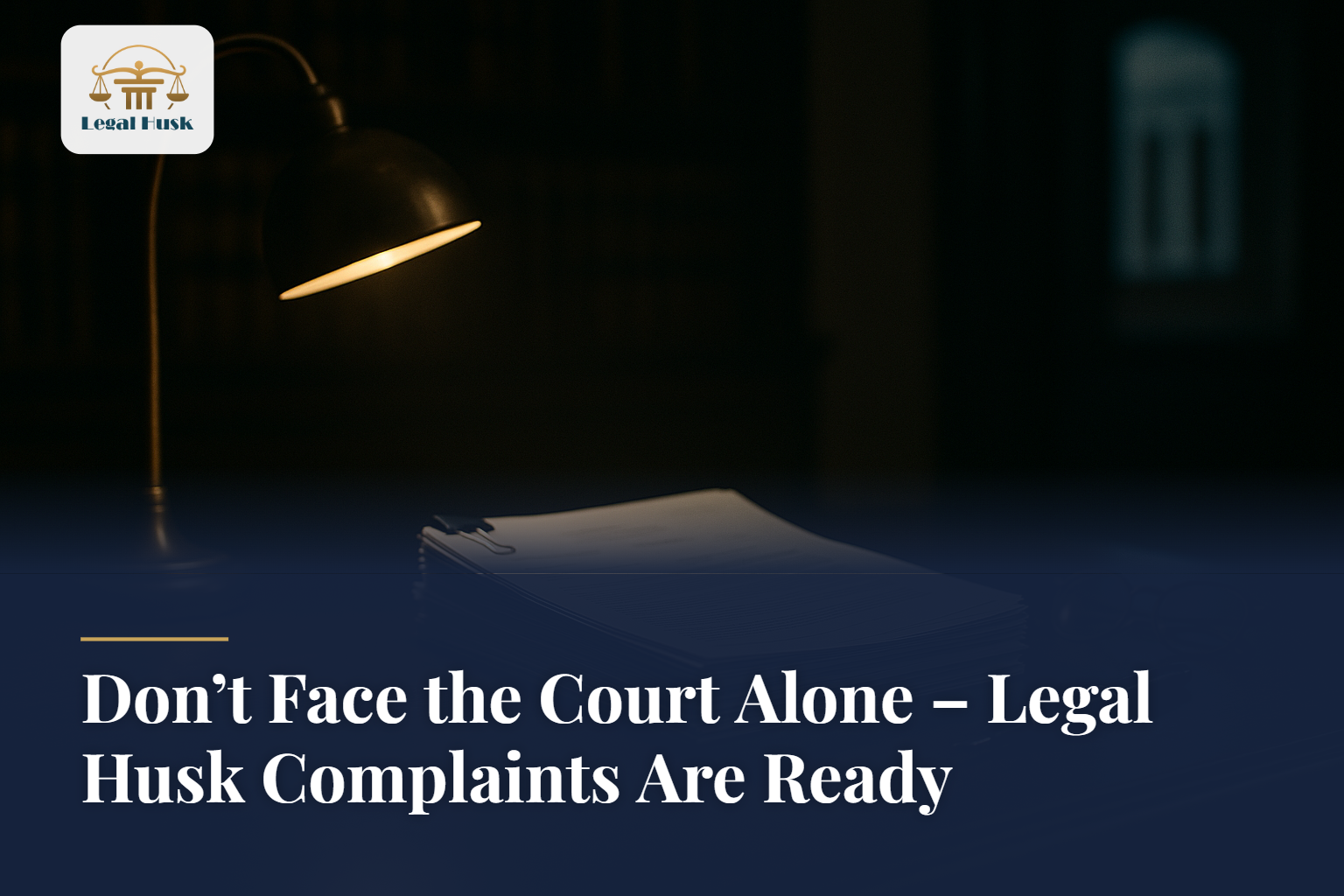 Don’t Face the Court Alone – Legal Husk Complaints Are Ready