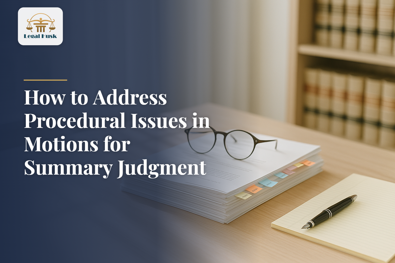 How to Address Procedural Issues in Motions for Summary Judgment