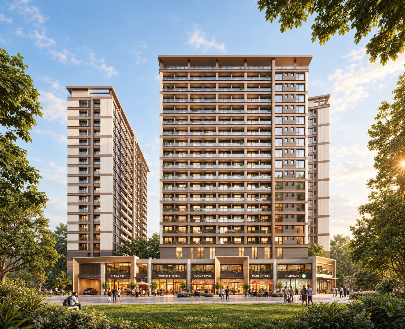 OFFPLAN STUDIOS, ONE AND TWO BEDROOM APARTMENT FOR SALE