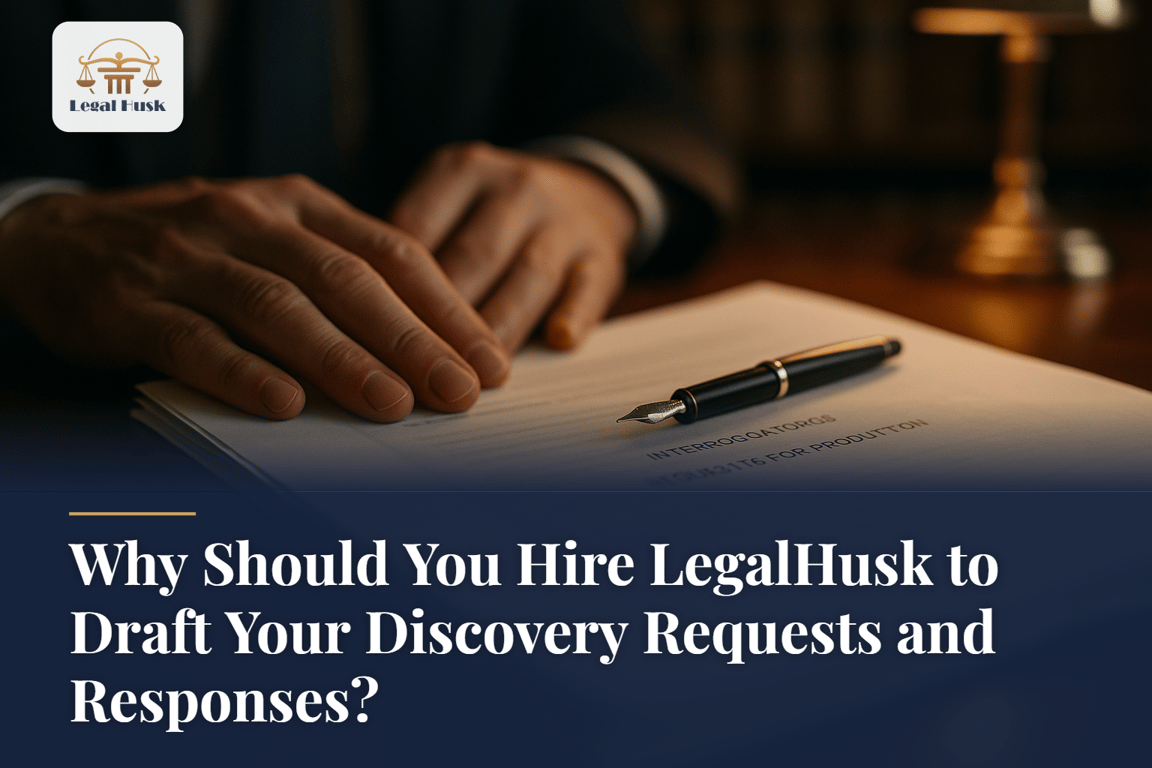 Why Should You Hire LegalHusk to Draft Your Discovery Requests and Responses?