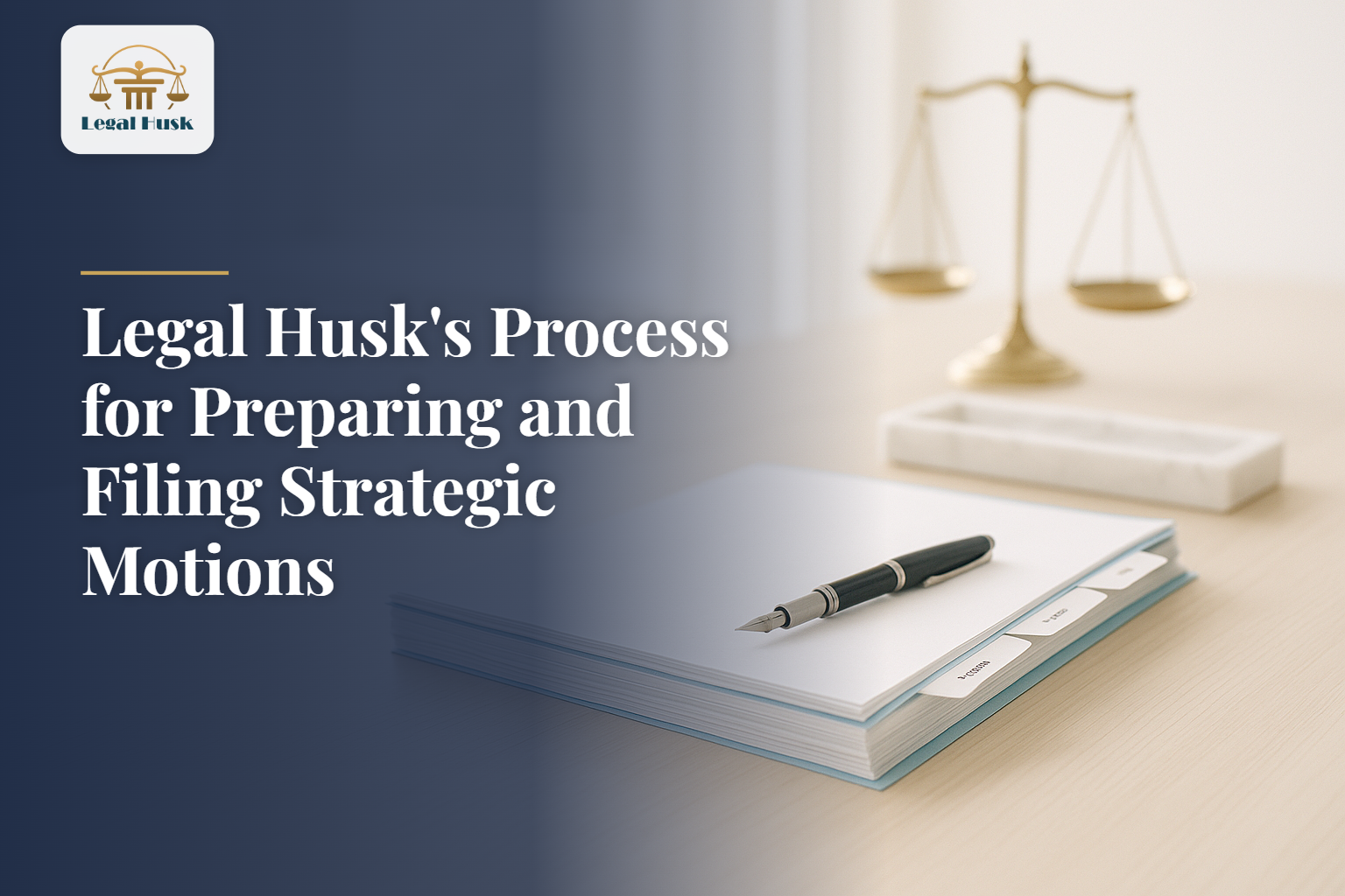 Legal Husk's Process for Preparing and Filing Strategic Motions