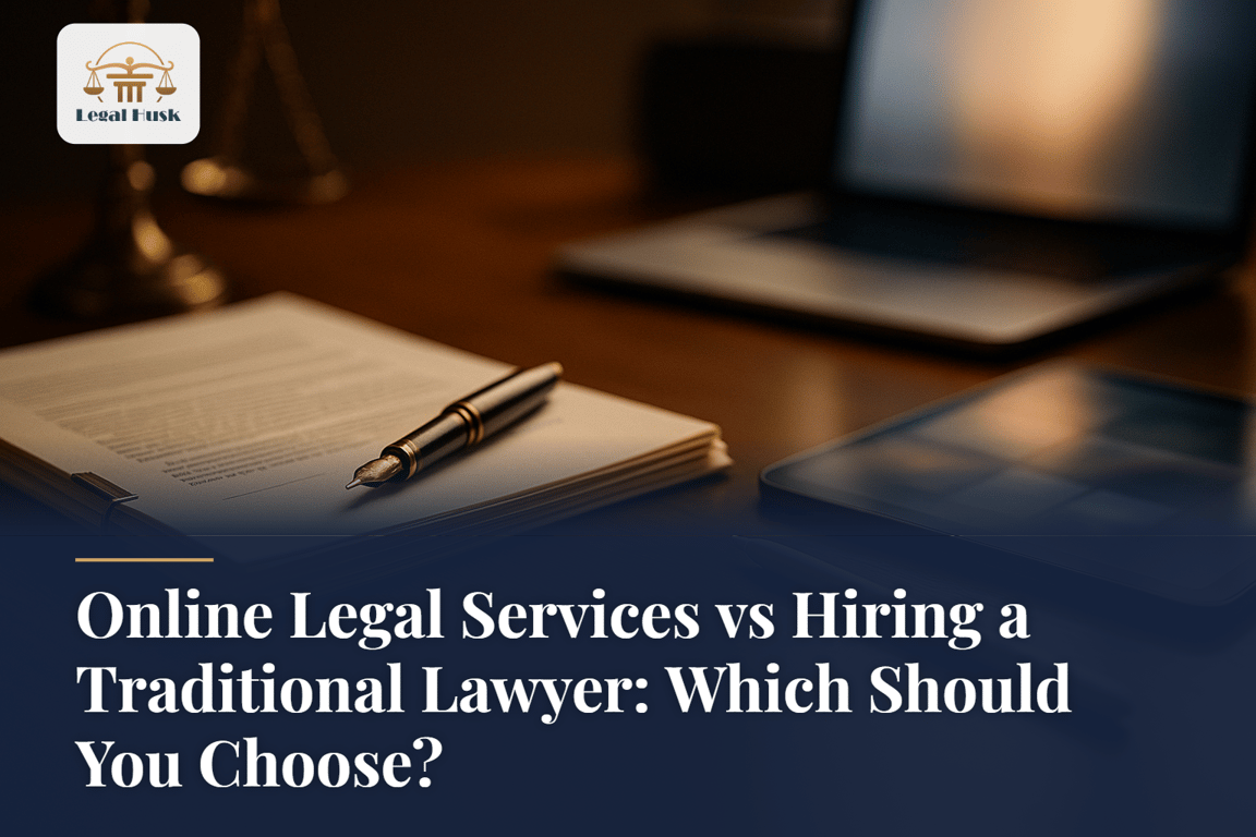 Online Legal Services vs Hiring a Traditional Lawyer: Which Should You Choose?