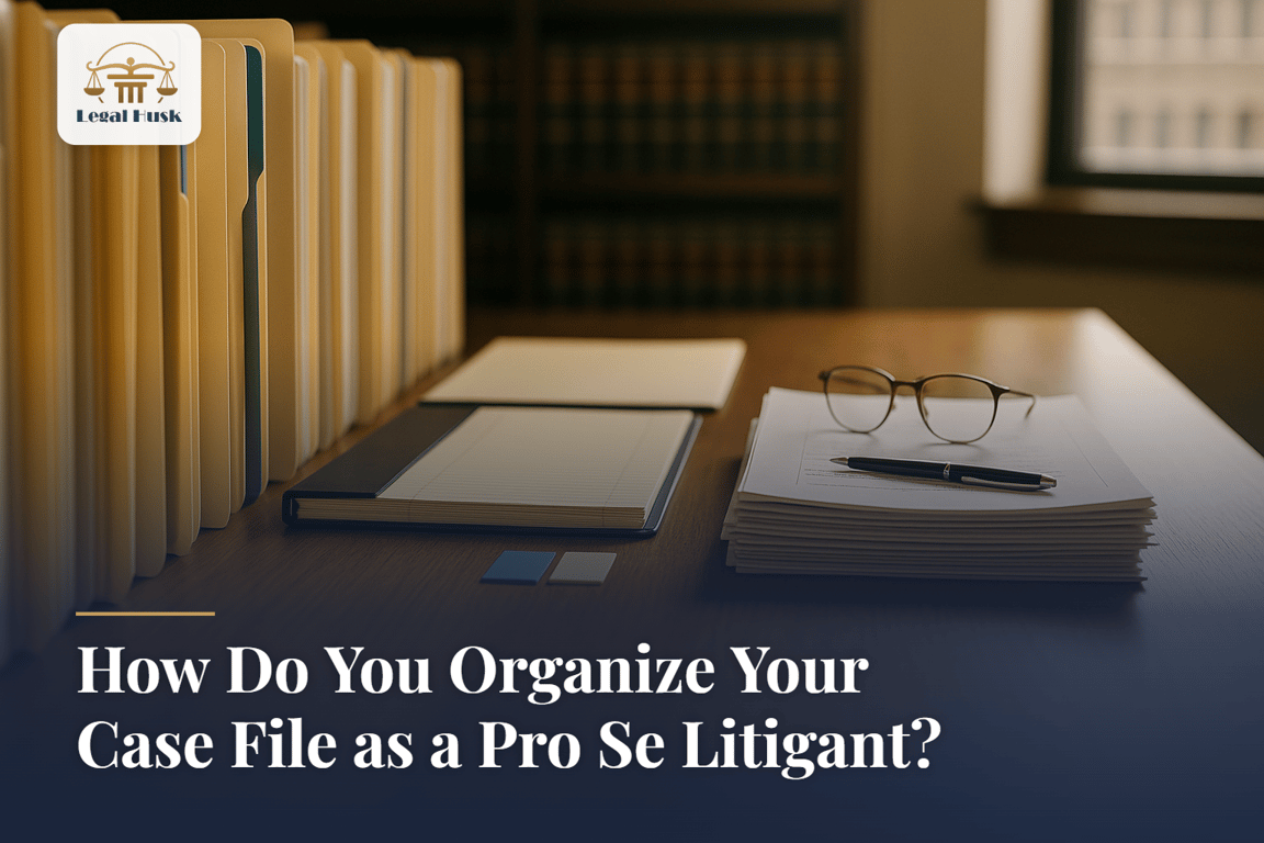 How Do You Organize Your Case File as a Pro Se Litigant?