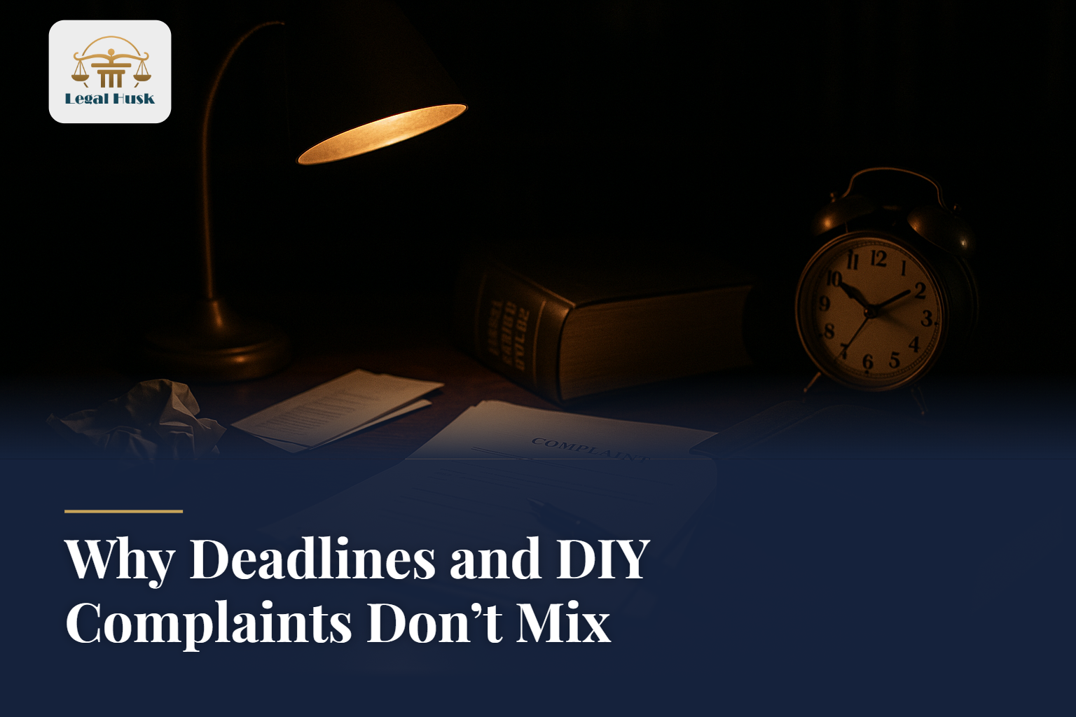 Why Deadlines and DIY Complaints Don’t Mix
