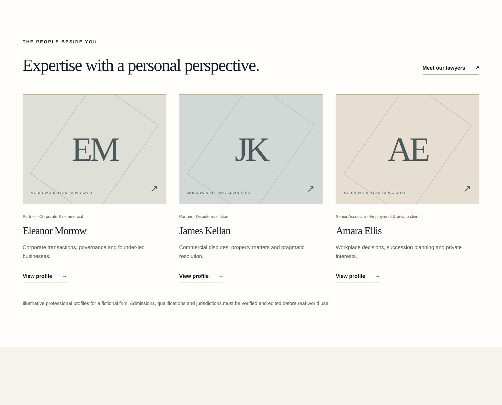 MK · Lawyer CMS collection component