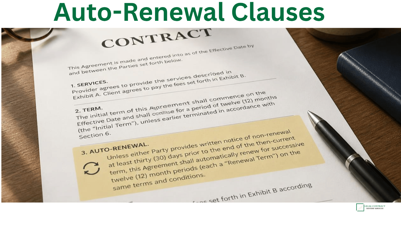 Auto-Renewal Clauses
