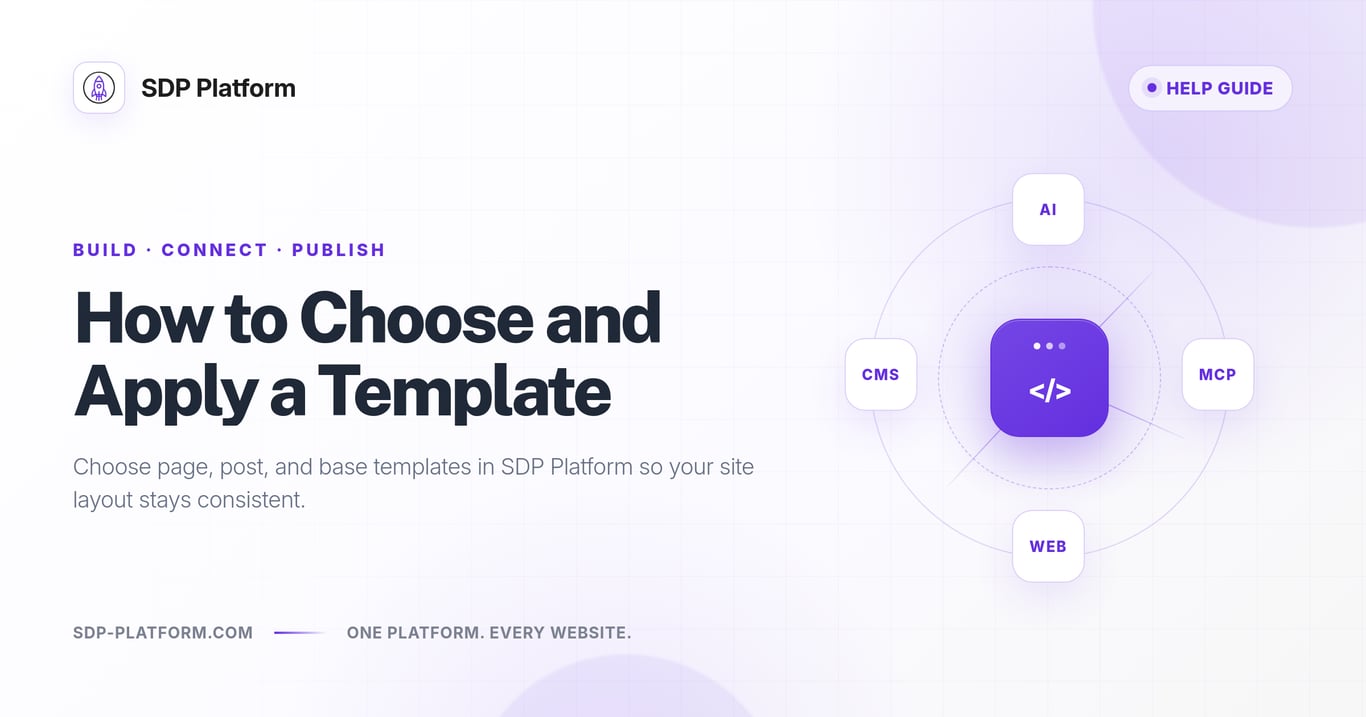 How to Choose and Apply a Template