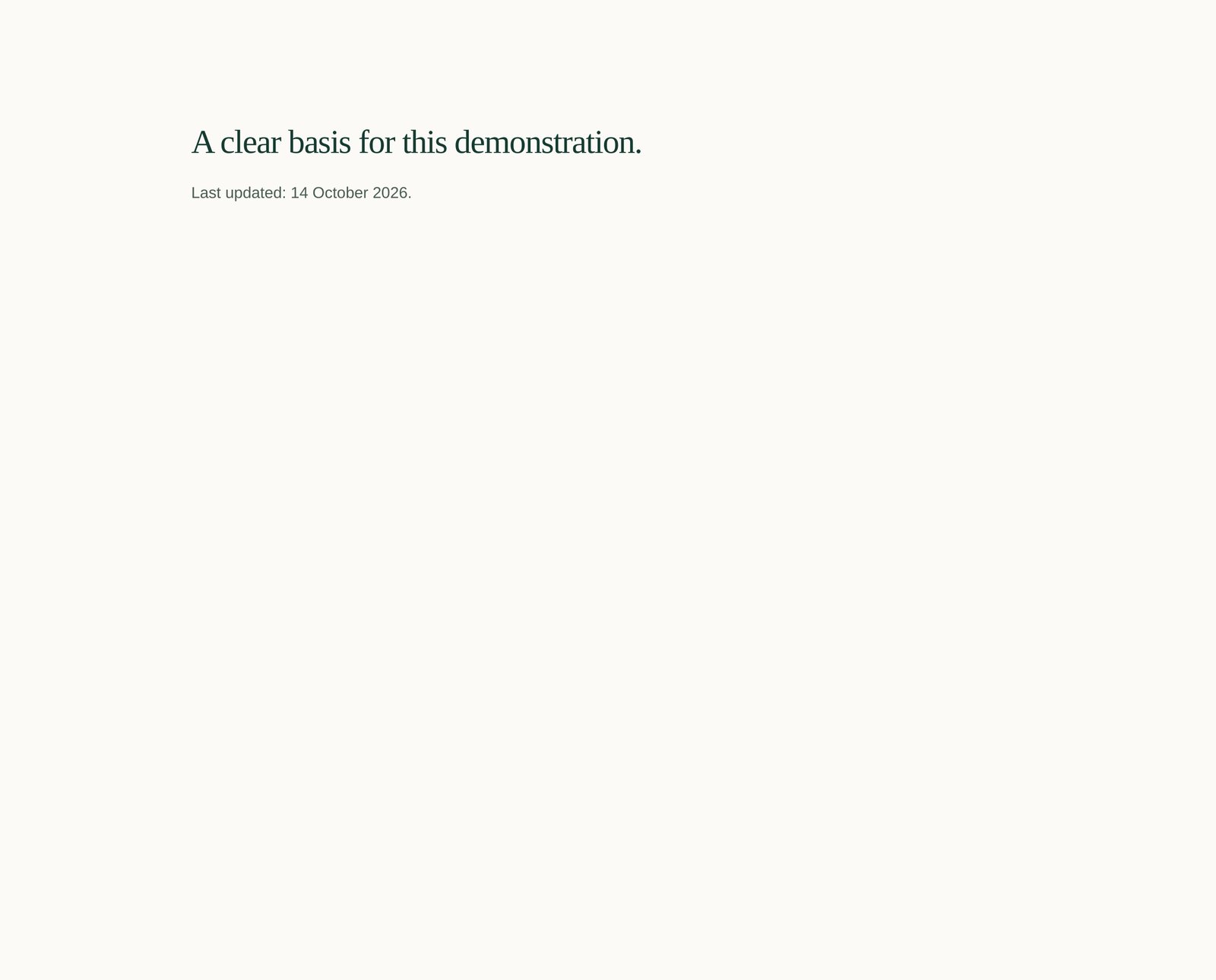 Grantmere | Editable Policy Body component