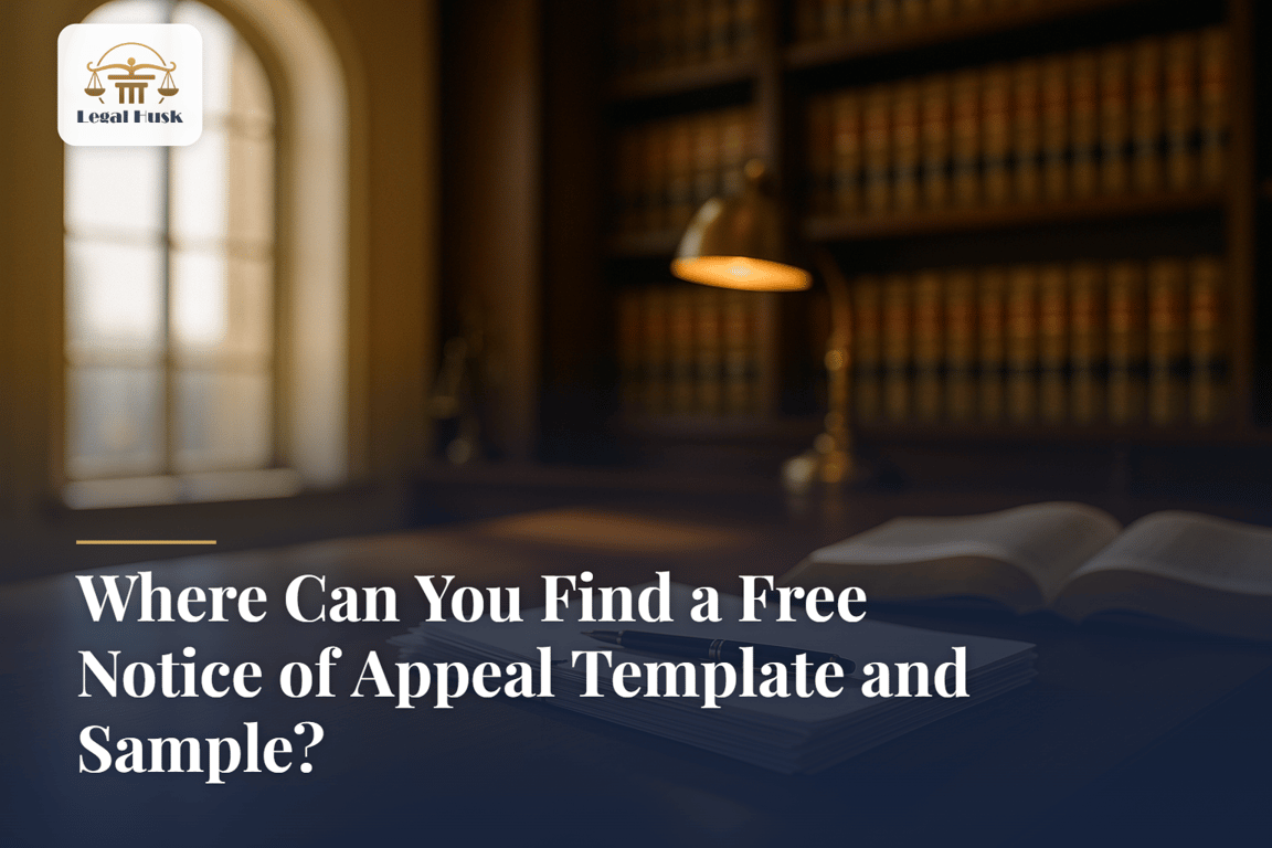 Where Can You Find a Free Notice of Appeal Template and Sample?