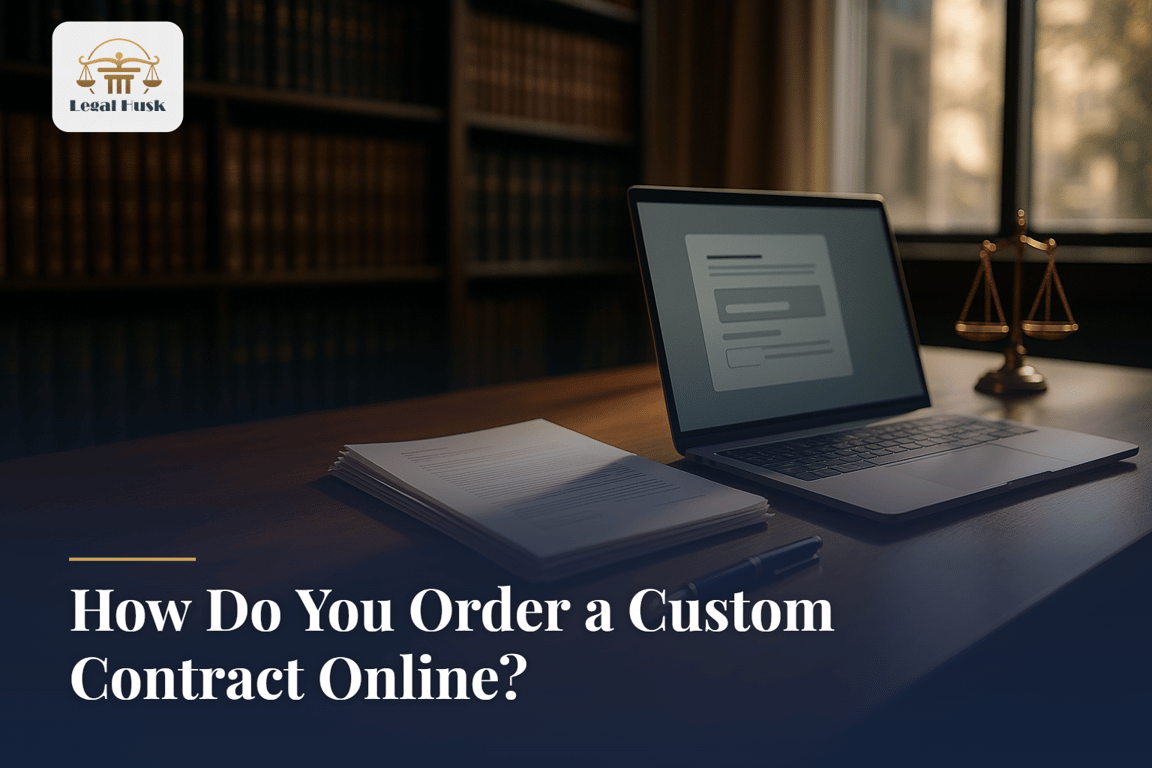 How Do You Order a Custom Contract Online?