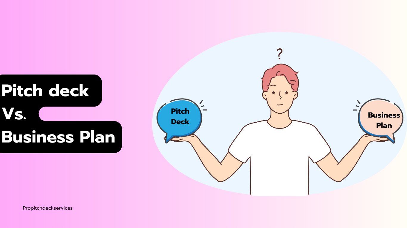 Pitch Deck vs Business Plan - SlidesVamp