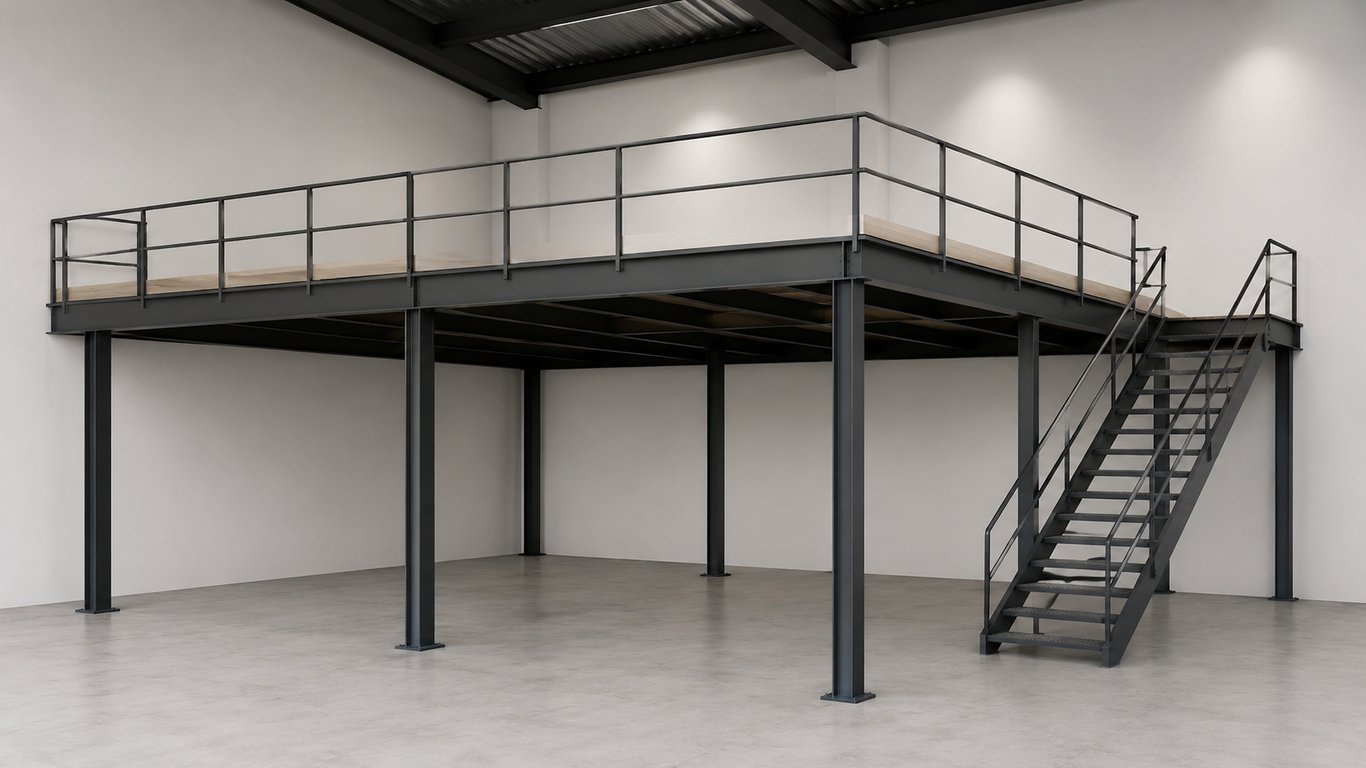 Mezzanine Floor Design: Loading, Calculations And Member Sizing