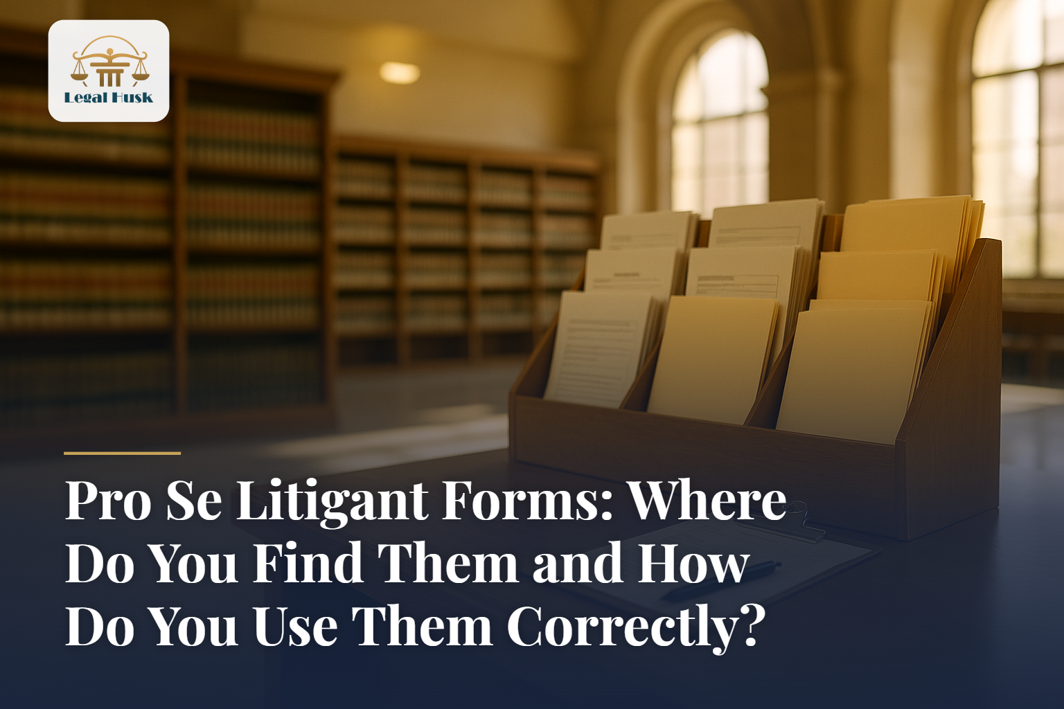 Pro Se Litigant Forms: Where Do You Find Them and How Do You Use Them Correctly?