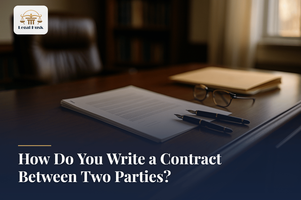 How Do You Write a Contract Between Two Parties?