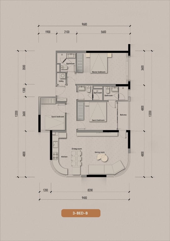 OFFPLAN ONE, TWO AND THREE BEDROOM APARTMENT FOR SALE