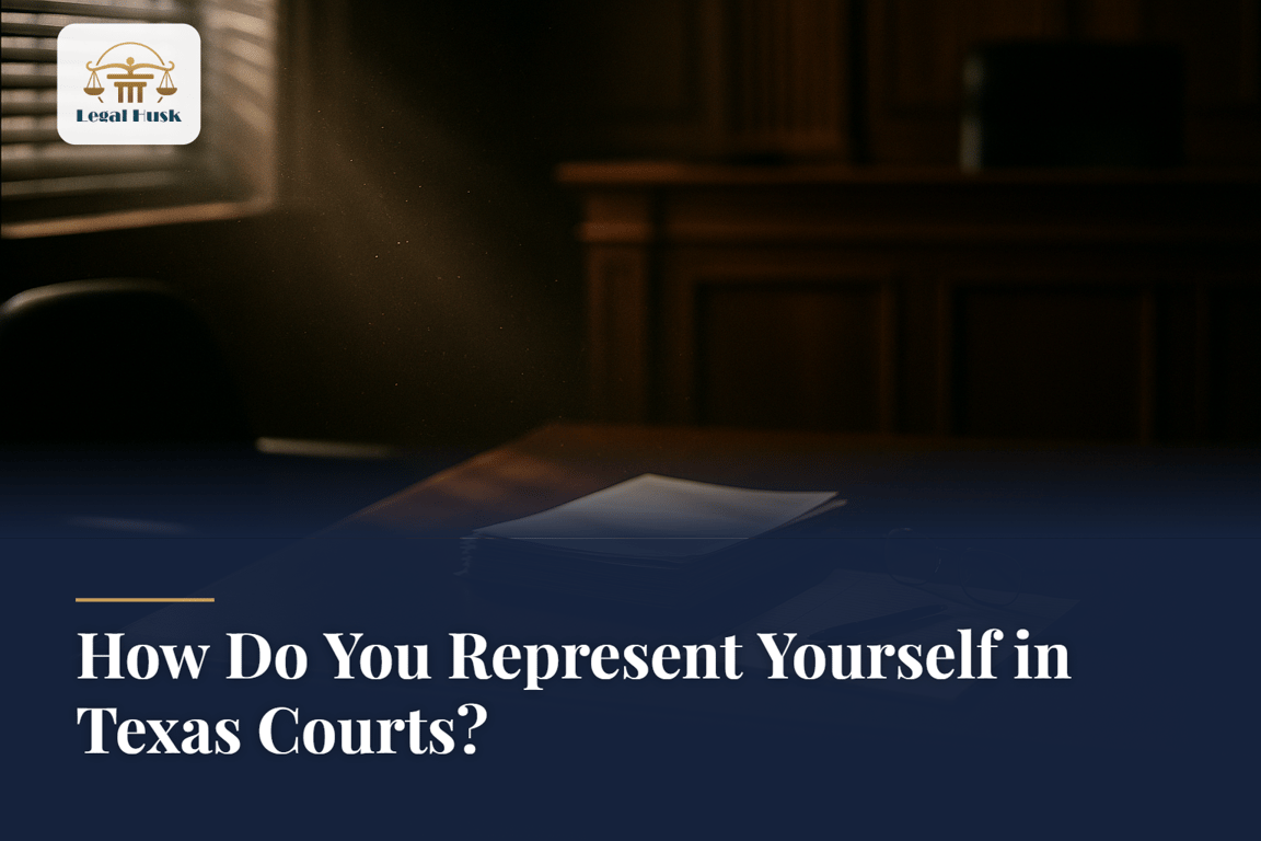 How Do You Represent Yourself in Texas Courts?