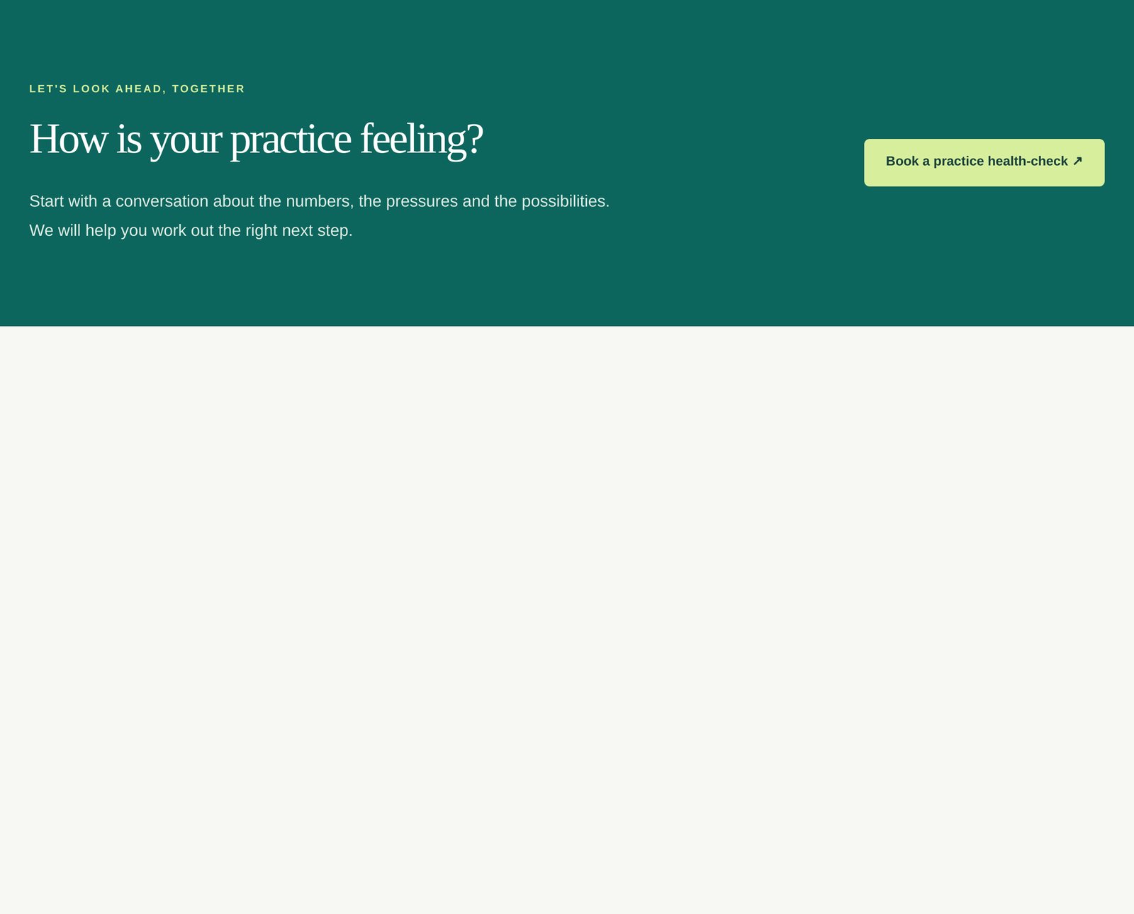Pulsewell Health Check CTA component