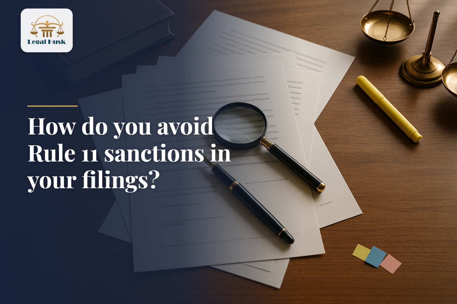 How do you avoid Rule 11 sanctions in your filings?