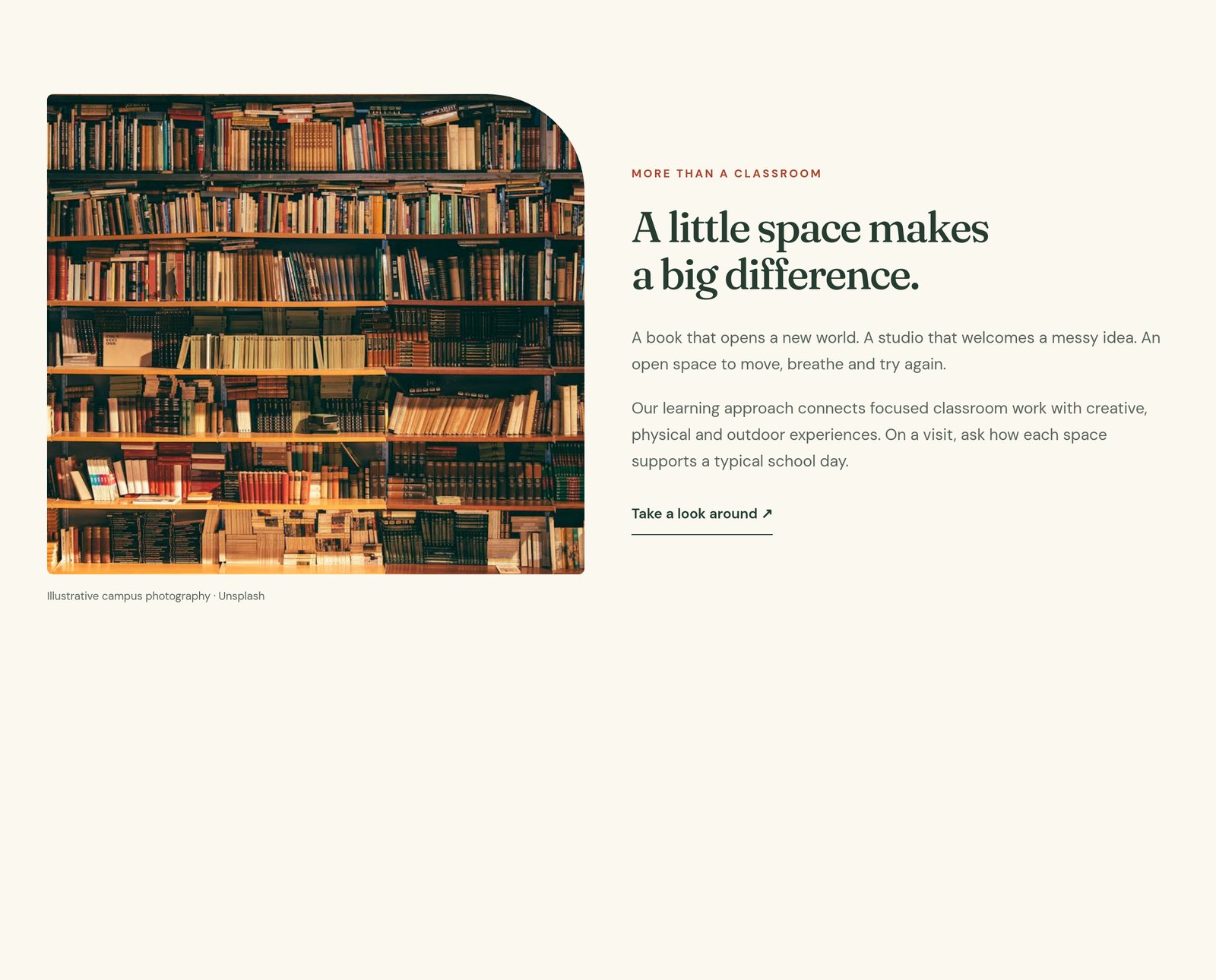 Baobab / Campus story split component
